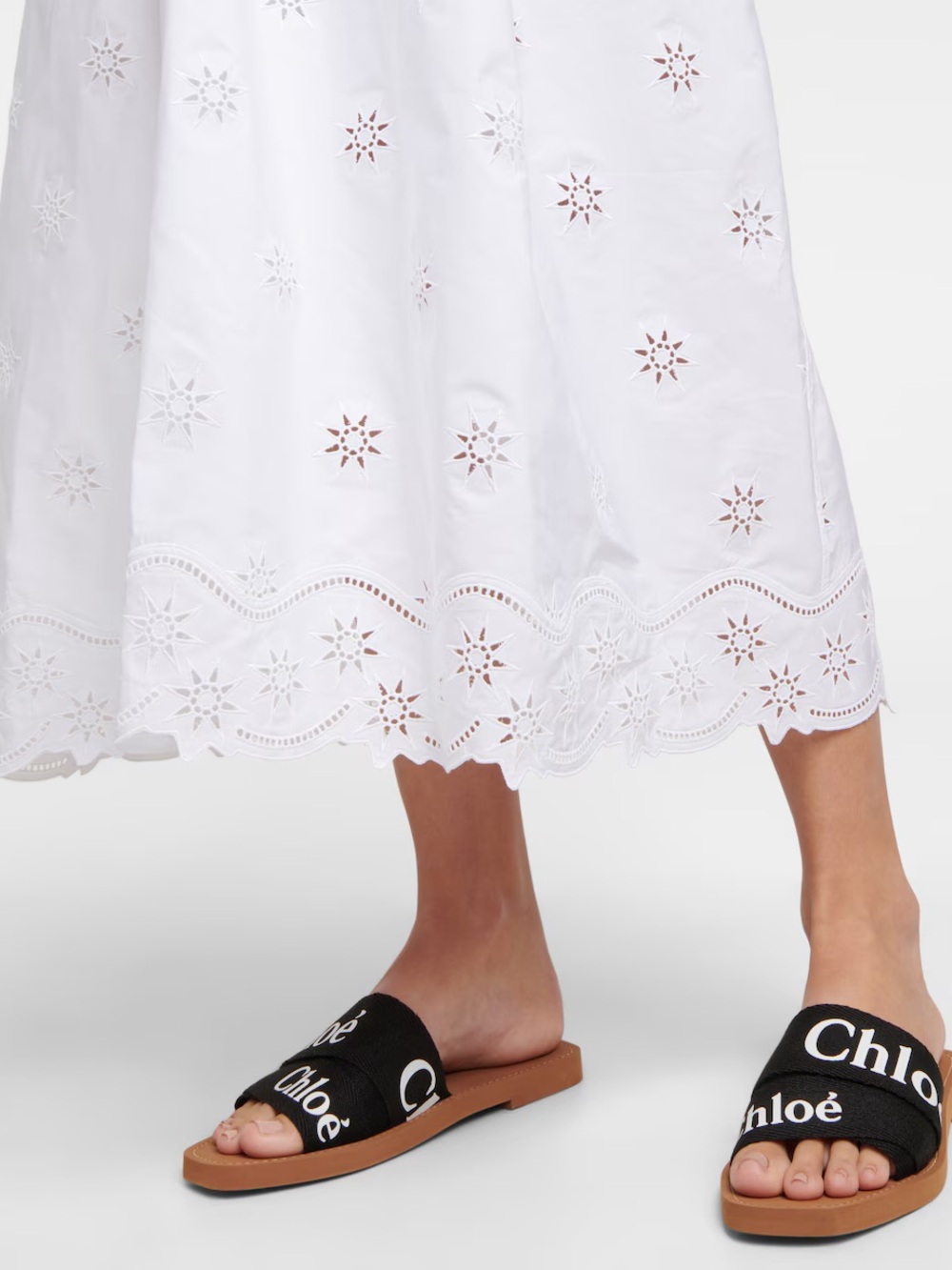 Chloé Woody Sandals - Black